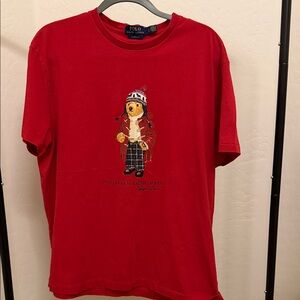 Polo by Ralph Lauren Red Bear Graphic Tee